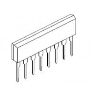 UPC1237HA 8 PIN SIP Protector IC for Stereo Power Amplifier